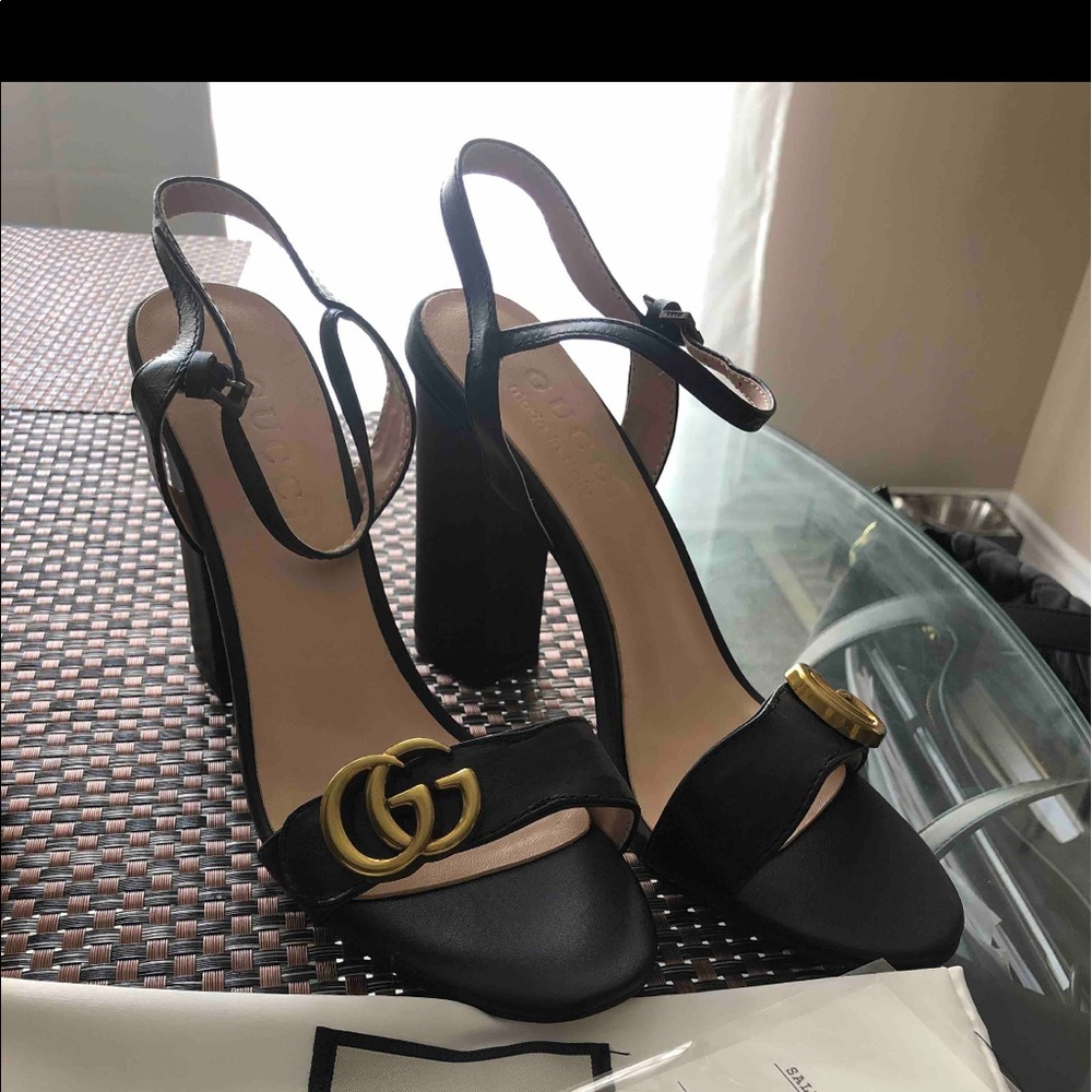 Beautiful black heels sandals new